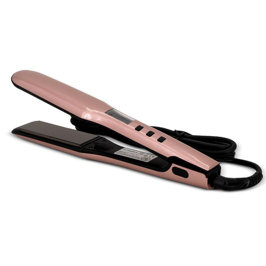 Pink Titanium Flat Iron - Akire Nicole Beauty  https://akirenicole.com/products/pink-titanium-flat-iron